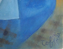 Jeune fille de Ceylan - Huile originale  Peinture sur toile - Signé