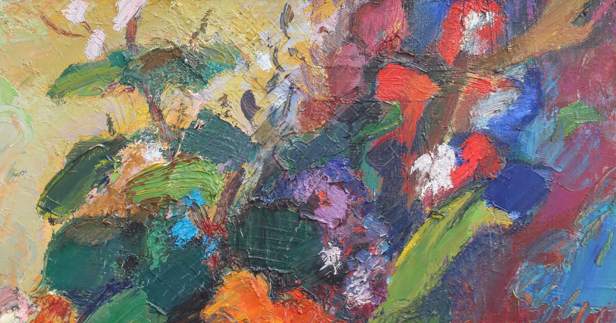 'Bouquet of Flowers' Still Life Oil Painting 1