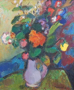 'Bouquet of Flowers' Still Life Oil Painting
