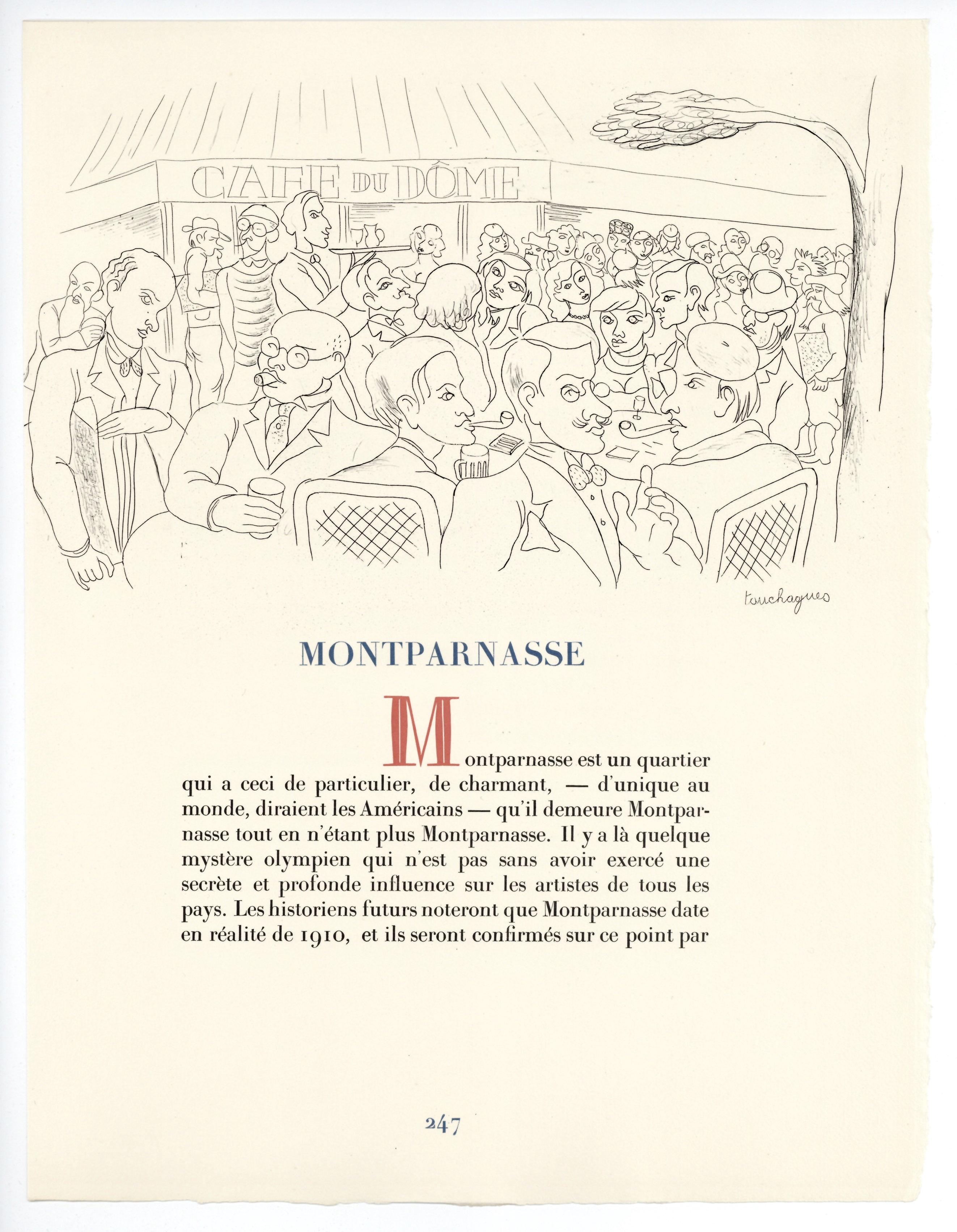 Medium: original etching. This impression on Canson et Montgolfier wove paper was printed in 1937 in an edition of 500 for the 