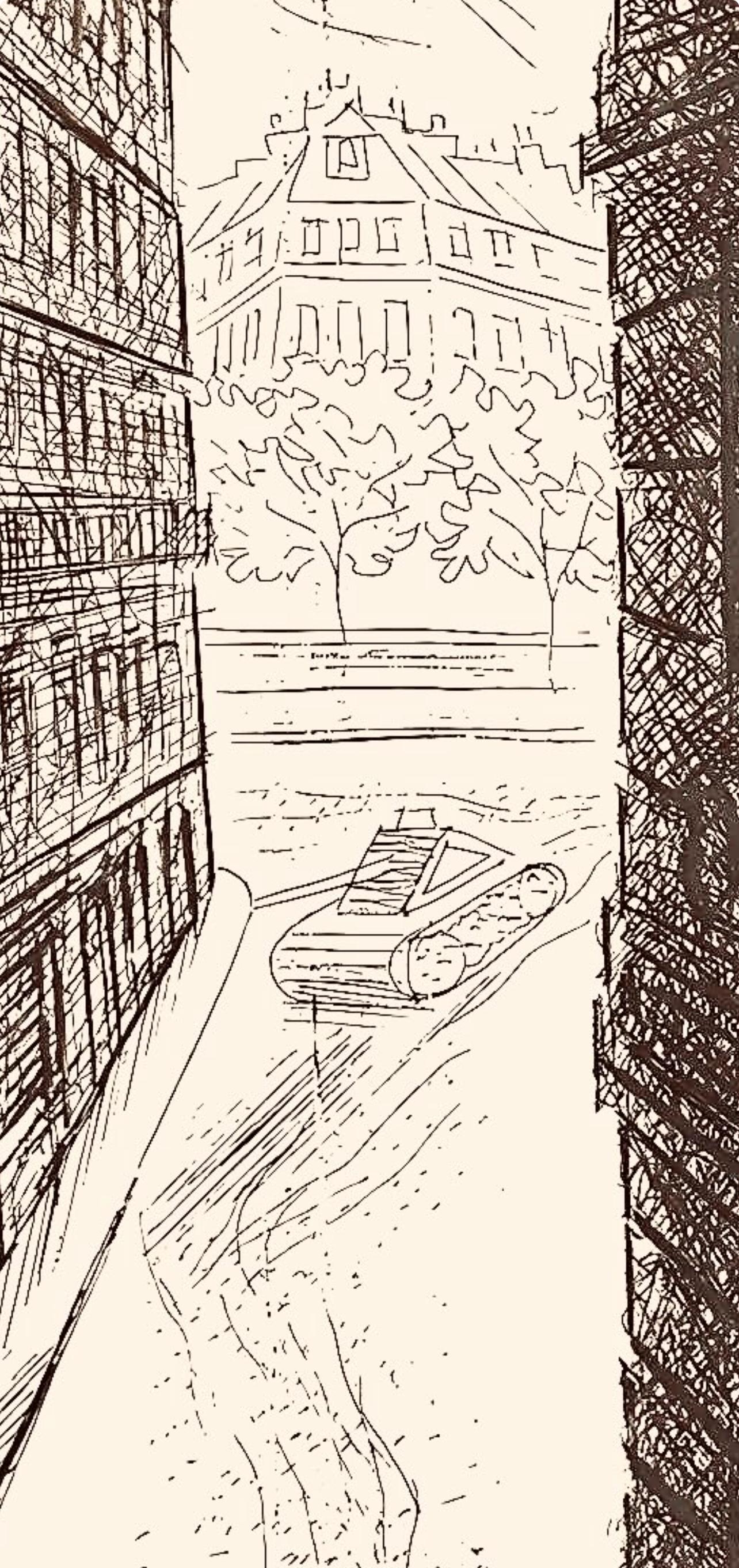 Touchagues, Jours de gloire, Histoire de la libération de Paris (nach) (Moderne), Print, von Louis Touchagues