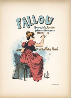 (after) Louis Vallet - lithograph poster "Fallou"