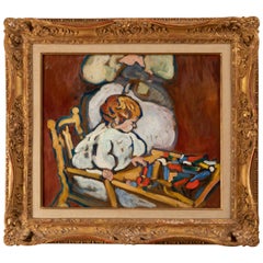 Antique Louis Valtat, "Jean" circa 1908, Fauve Period