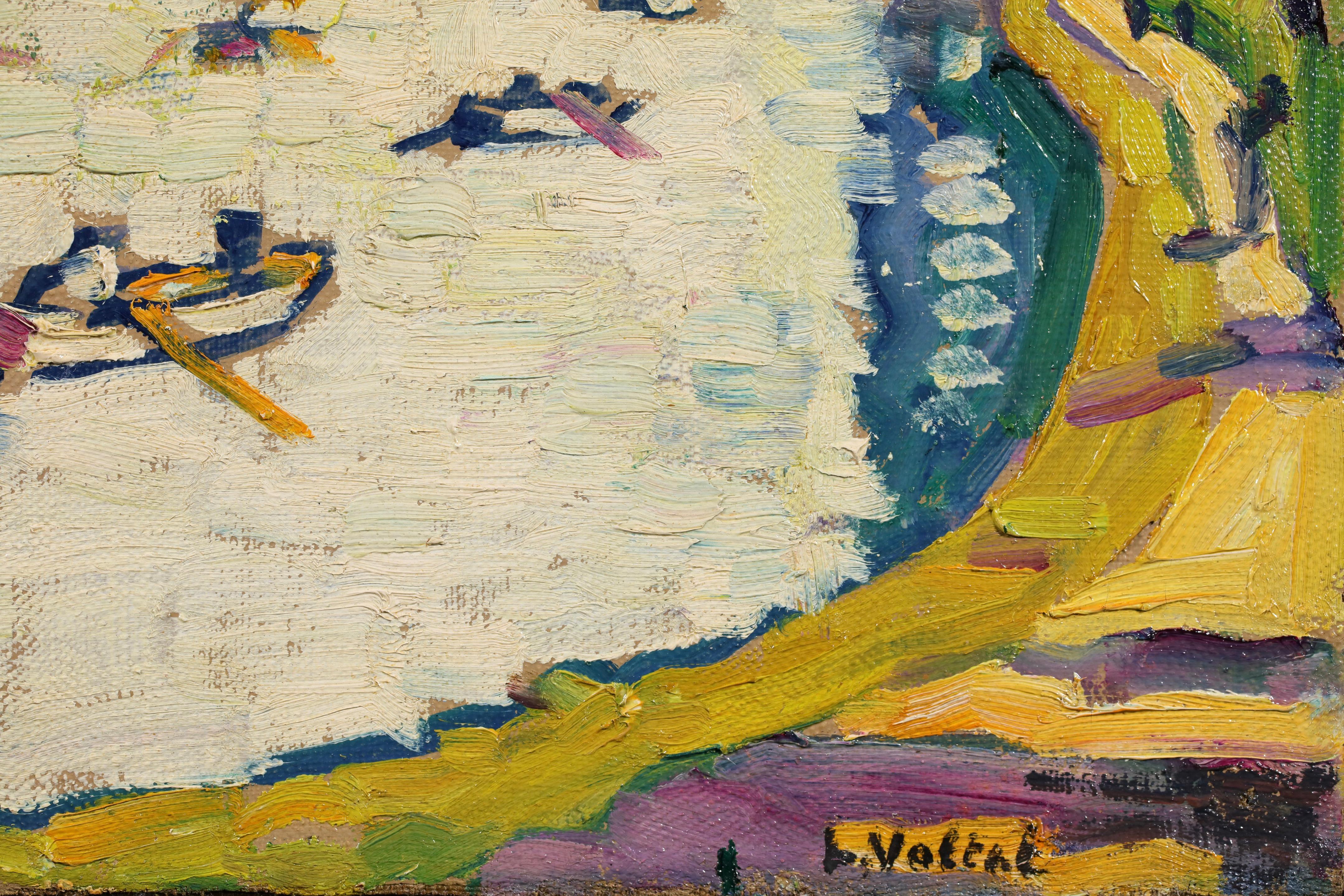Barques au Bois de Boulogne - Peinture à l'huile fauviste de Louis Valtat en vente 8