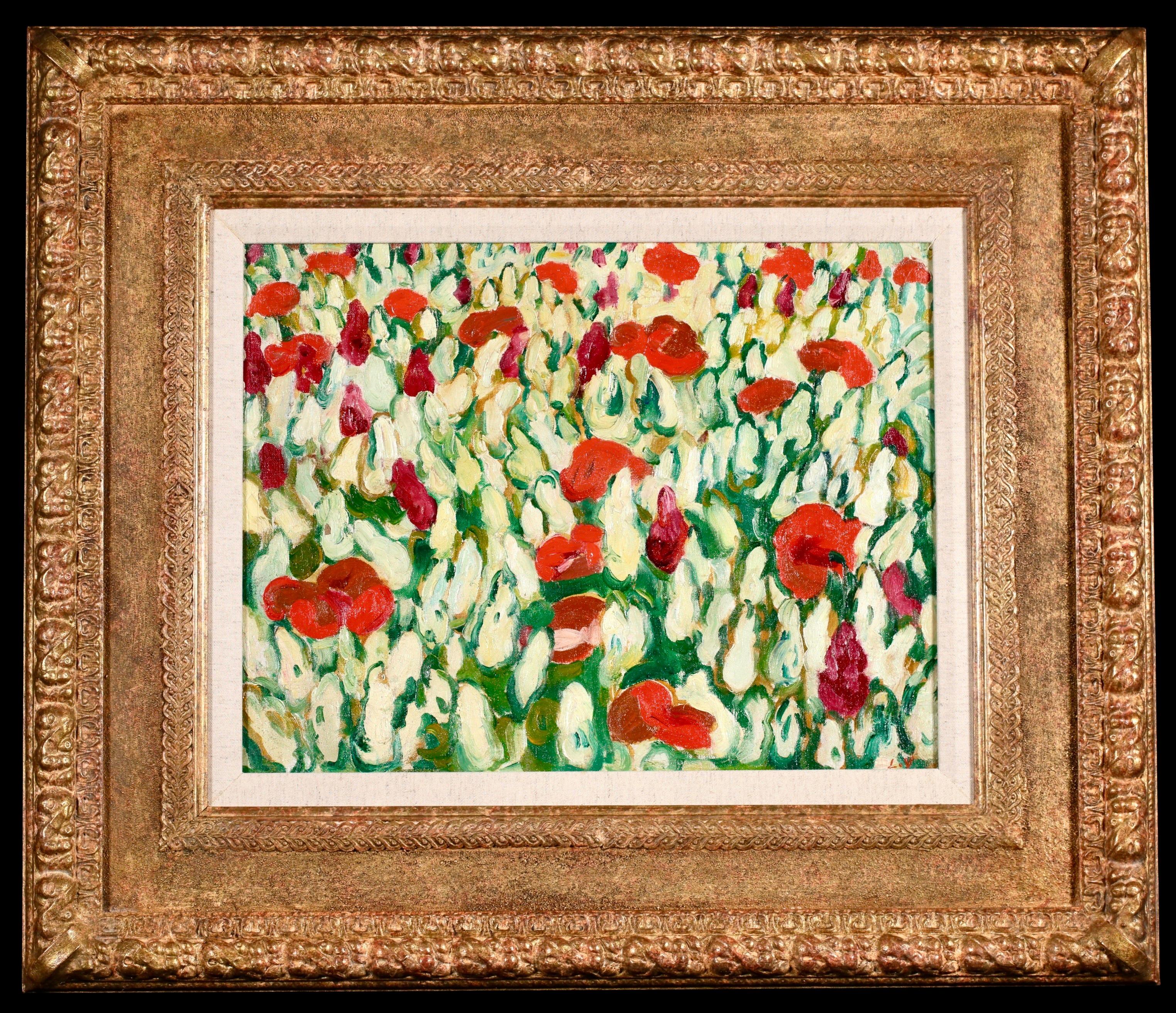 Signierte Fauvist Öl auf Leinwand Landschaft von Französisch Maler Louis Valtat. Das Werk stellt ein Mohnblumenfeld dar.

Unterschrift:
Signiert unten rechts

Abmessungen:
Gerahmt: 22 "x26"
Ungerahmt: 14 "x18"

Provenienz:
Dieses Werk wird von einem