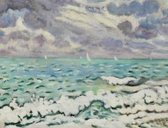 La Mer - Fauvist Seascape Oil Painting by Louis Valtat