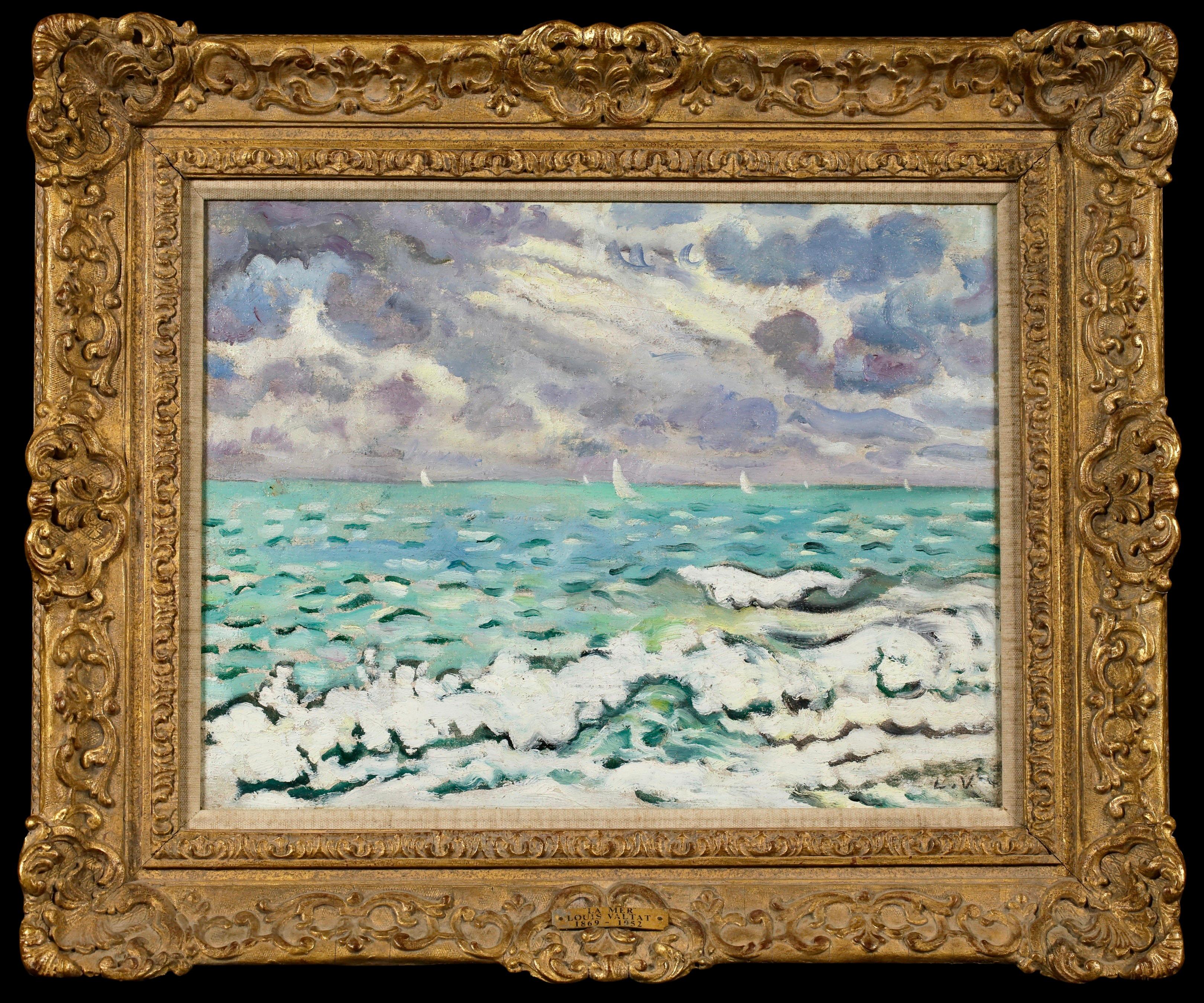 La Mer - Fauvist Seascape Oil Painting by Louis Valtat