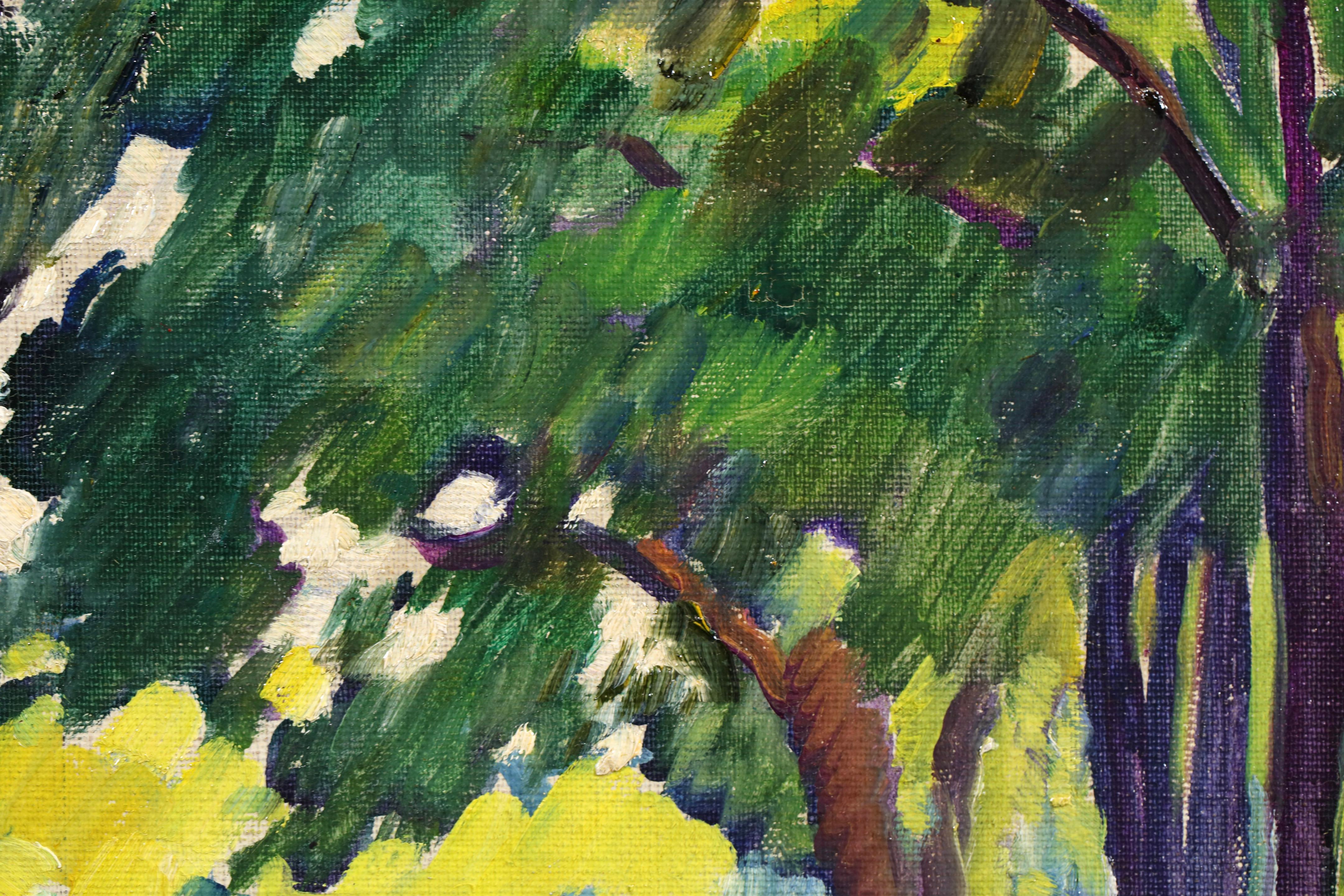 Laque du Bois de Boulogne - Peinture à l'huile fauviste de Louis Valtat en vente 1