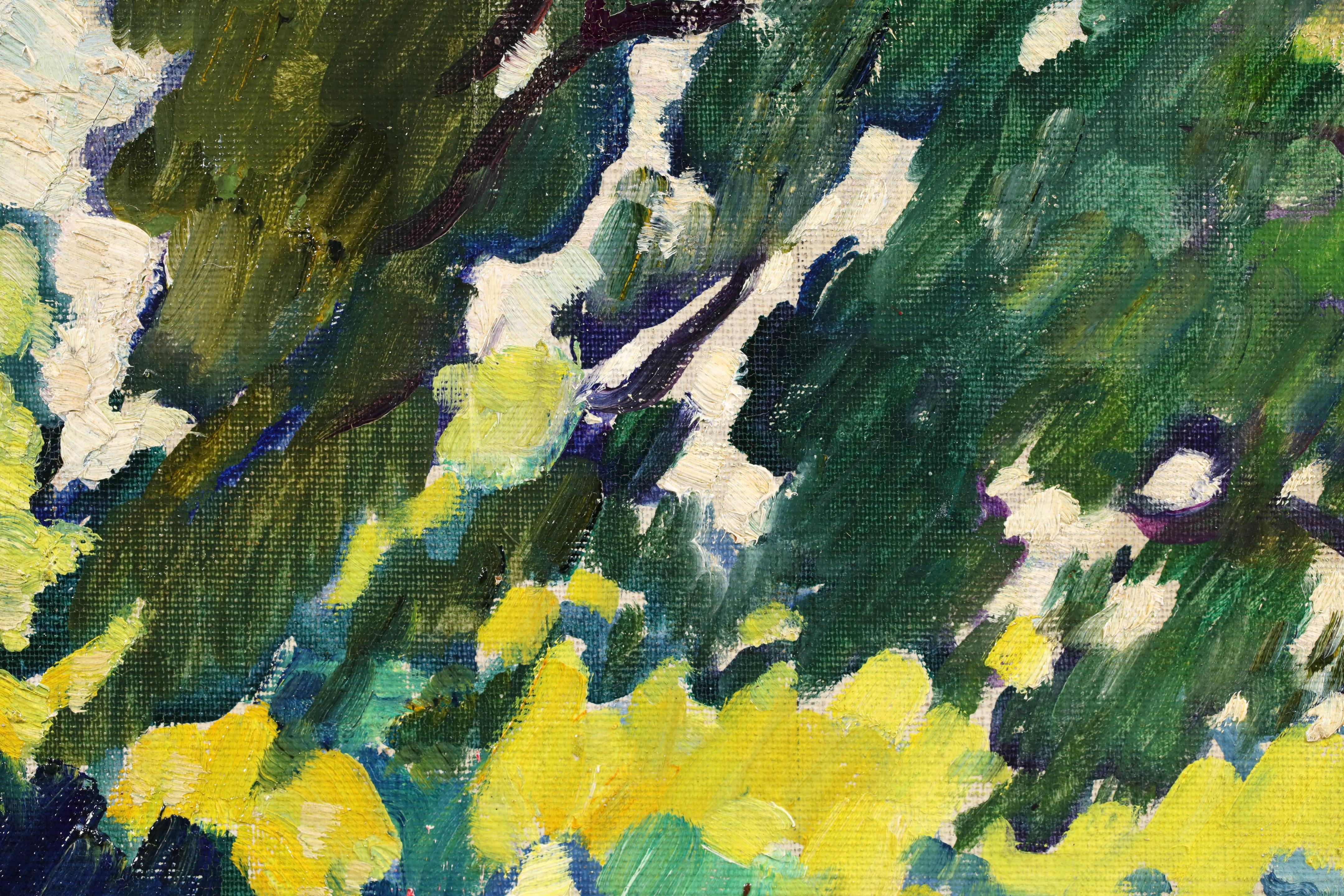 Laque du Bois de Boulogne - Peinture à l'huile fauviste de Louis Valtat en vente 2