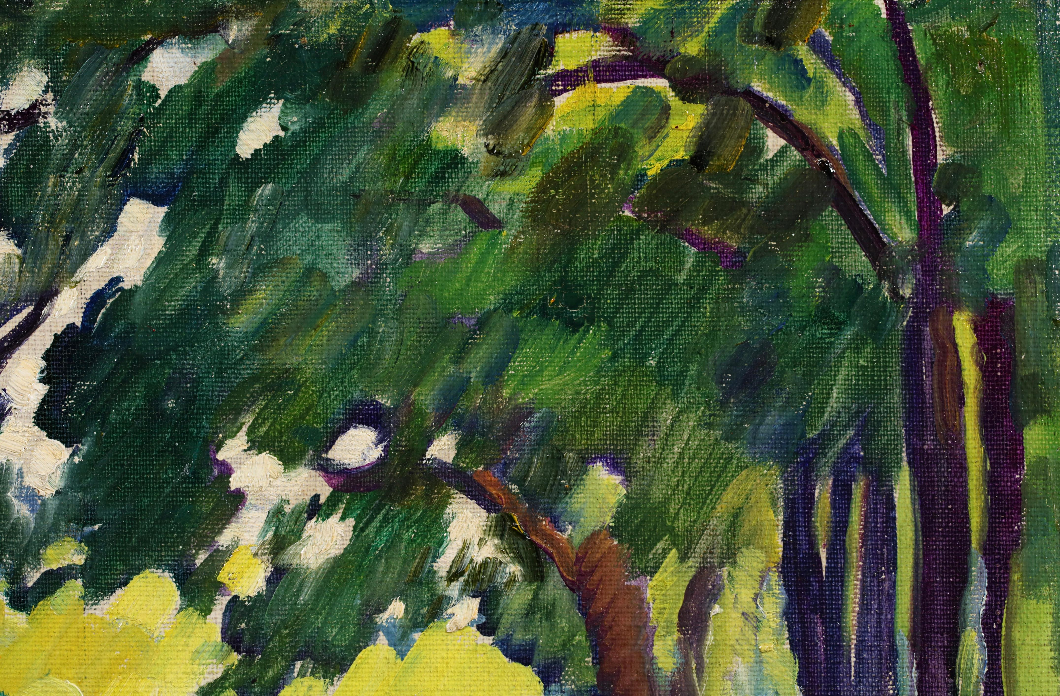 Laque du Bois de Boulogne - Peinture à l'huile fauviste de Louis Valtat en vente 8