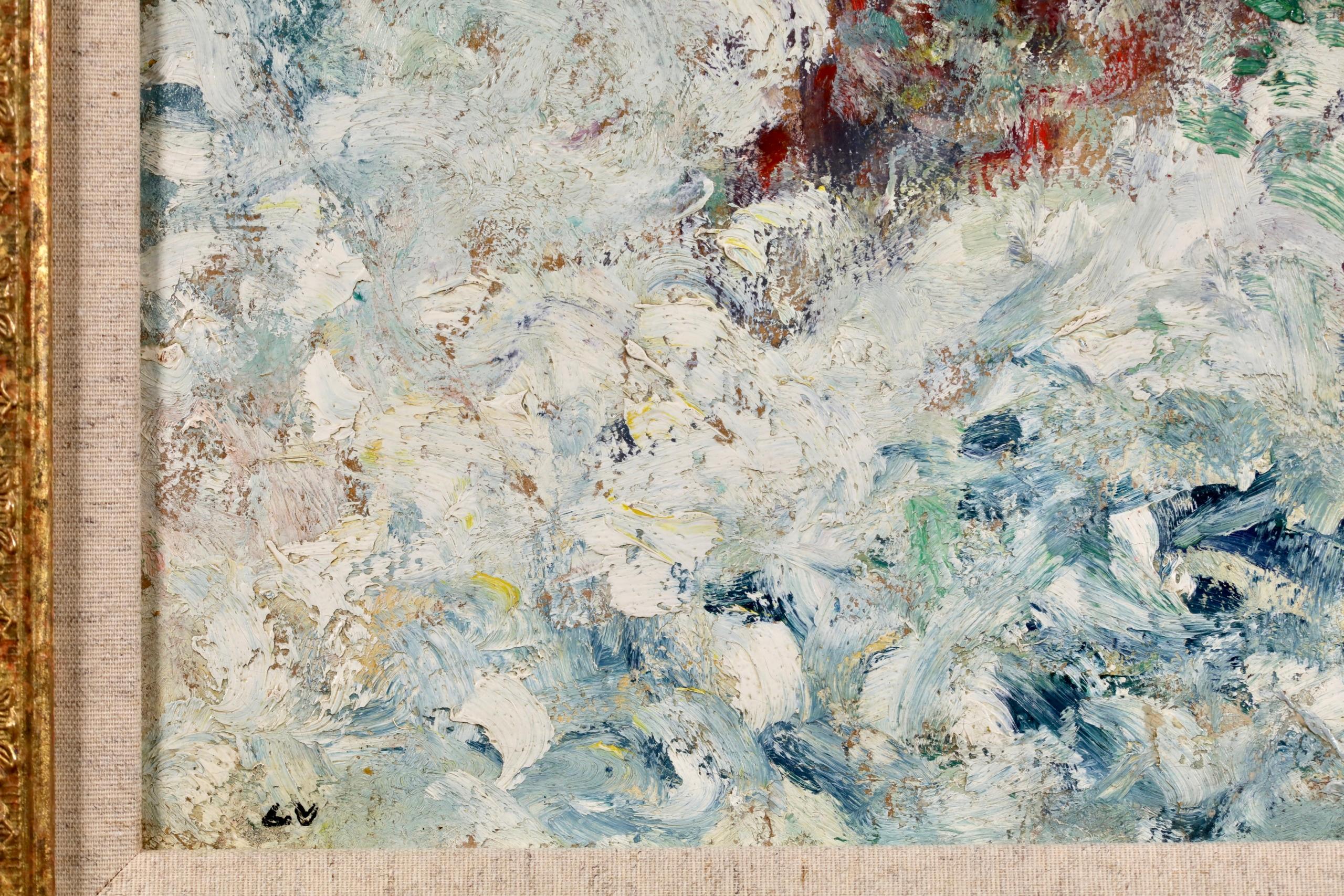 Les Vagues a Agay - Peinture à l'huile fauviste de Louis Valtat en vente 4