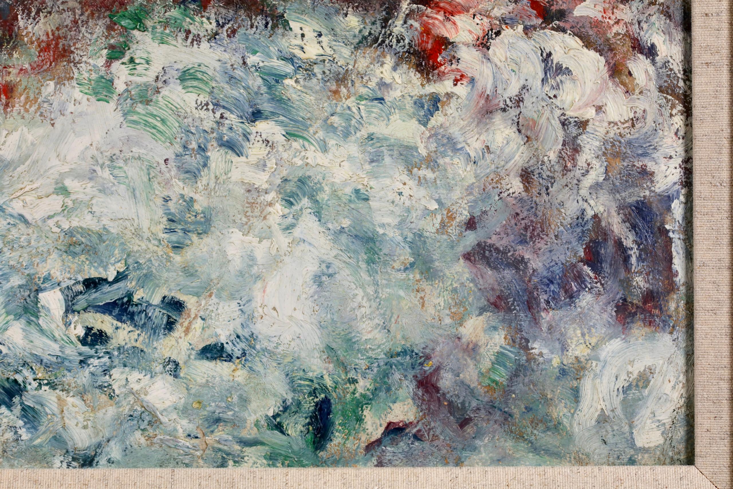 Les Vagues a Agay - Peinture à l'huile fauviste de Louis Valtat en vente 5