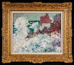 Les Vagues a Agay – Fauvistische Meereslandschaft, Ölgemälde von Louis Valtat