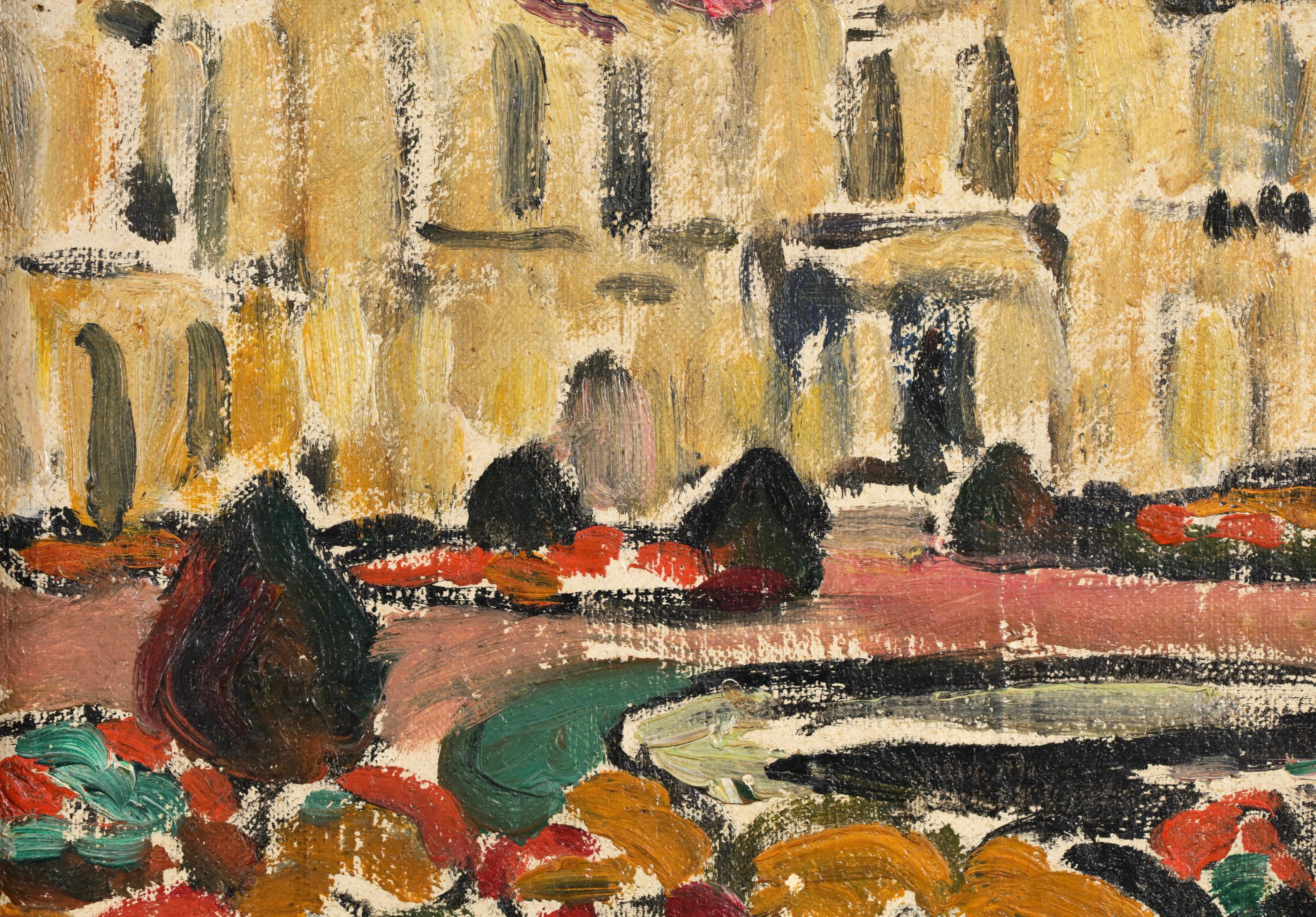 L'Orangerie de Versailles - Fauvist Landscape Oil Painting by Louis Valtat For Sale 9