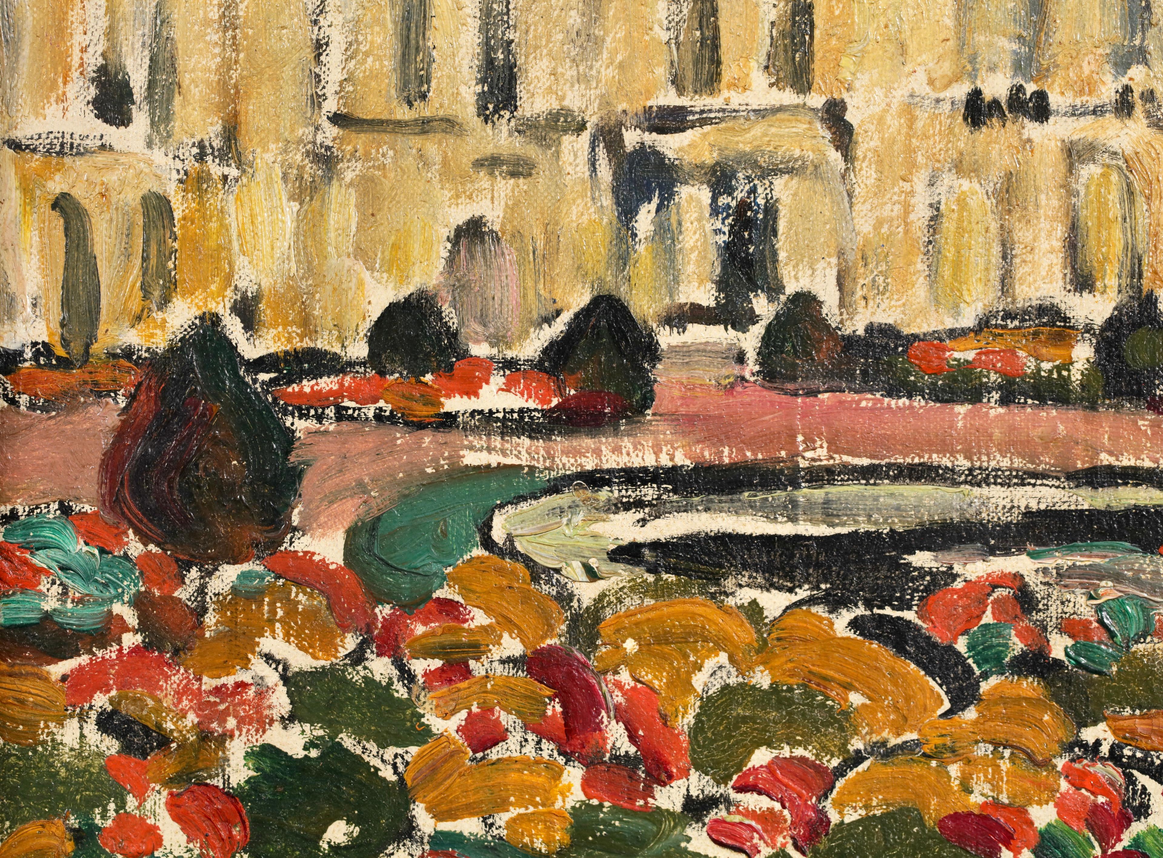 L'Orangerie de Versailles - Fauvist Landscape Oil Painting by Louis Valtat For Sale 5