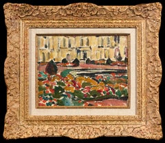 L'Orangerie de Versailles - Fauvist Landscape Oil Painting by Louis Valtat