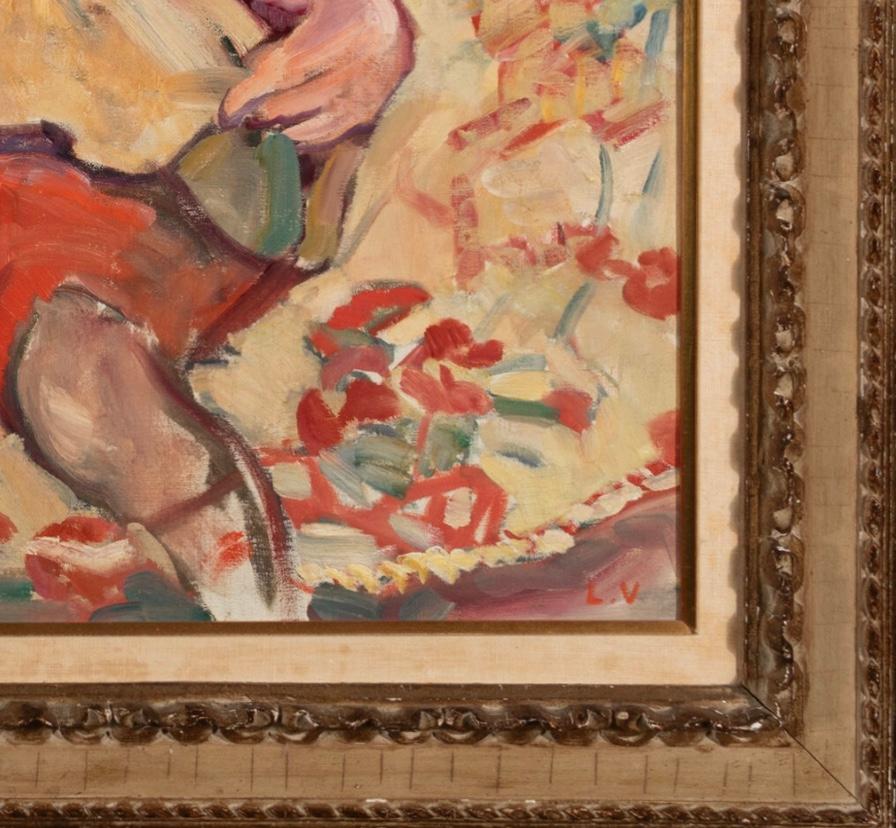 Louis Valtat Mere Et Enfant Monumental Oil Painting For Sale 5