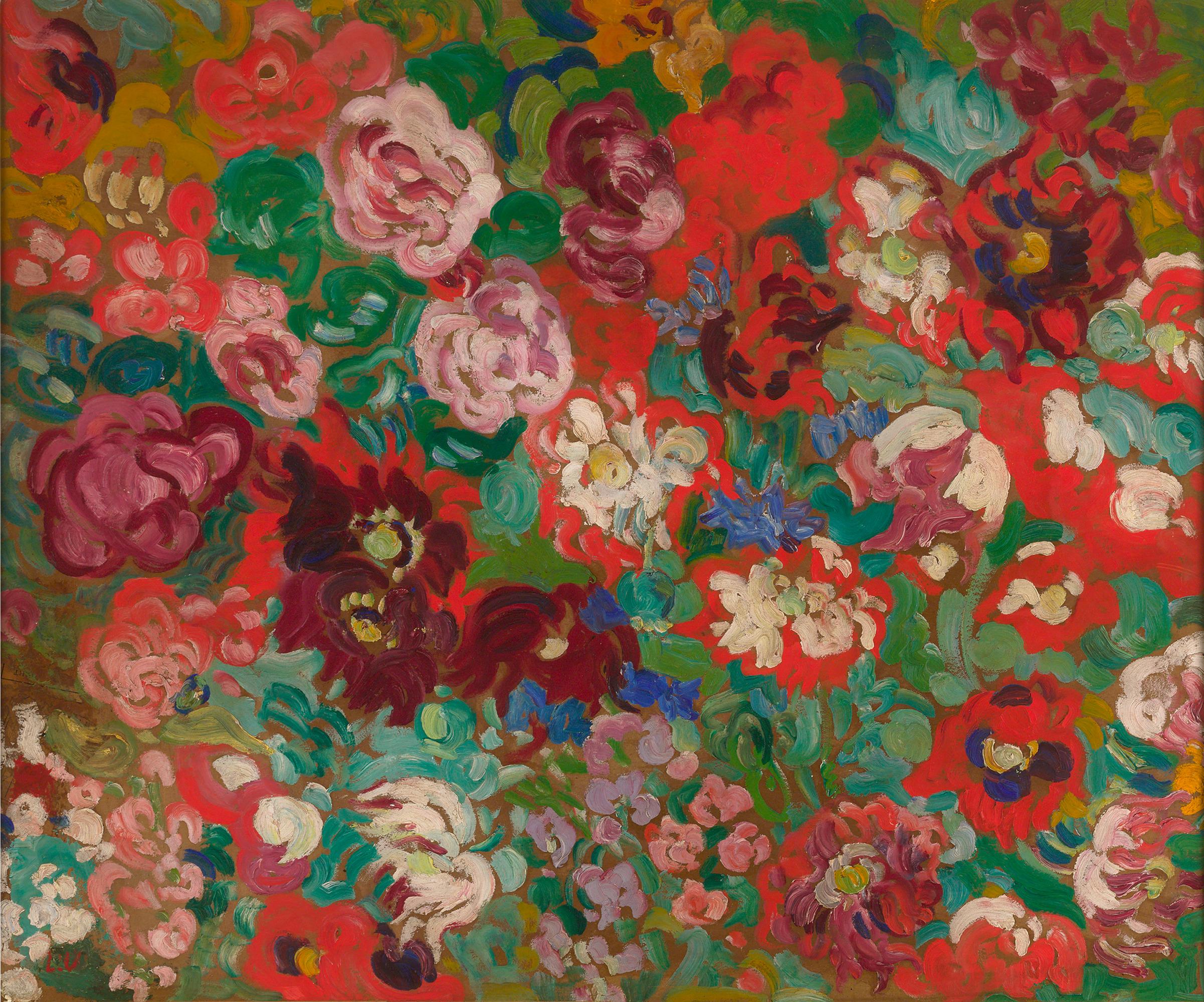 Louis Valtat Still-Life Painting - Panneau de fleurs