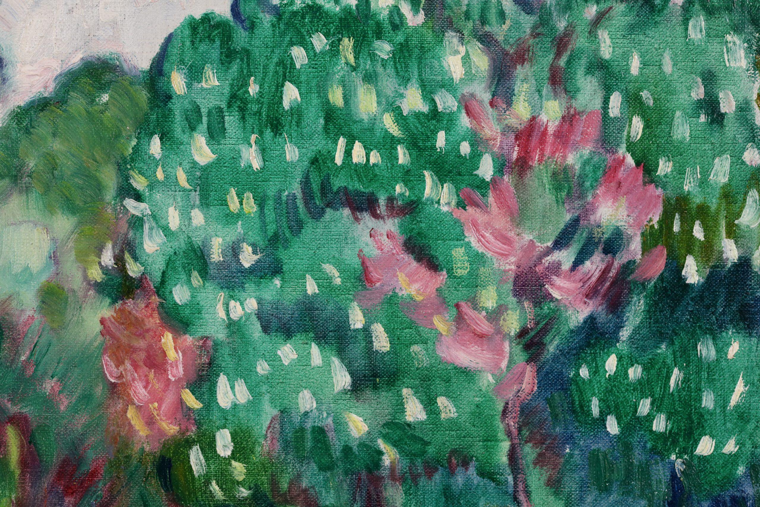 Parc Bagatelle - Fauvist Landscape Oil Painting by Louis Valtat For Sale 6