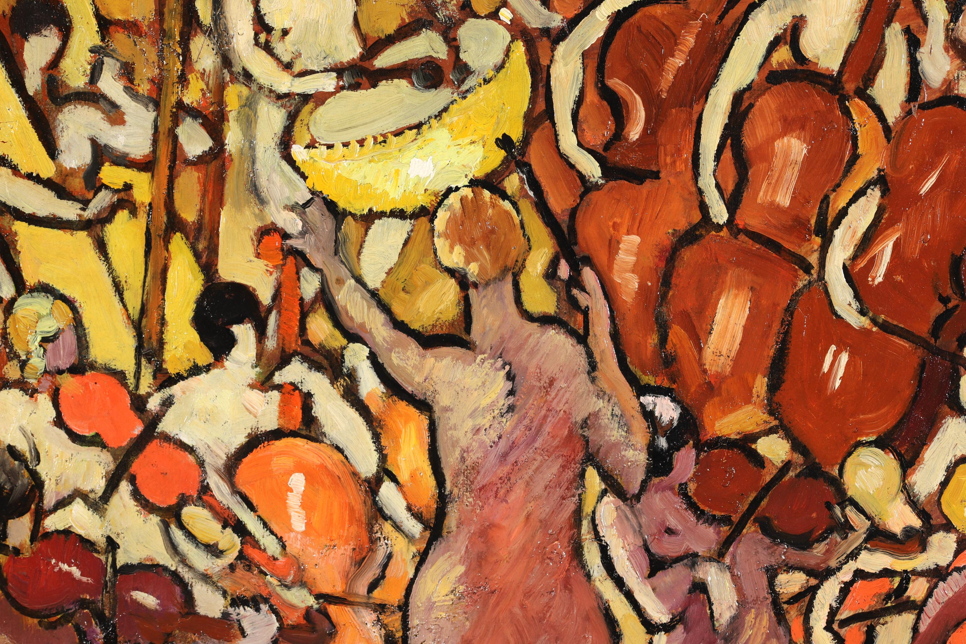 The Orchestra - Fauvist Figurative Nude Oil Painting by Louis Valtat For Sale 8