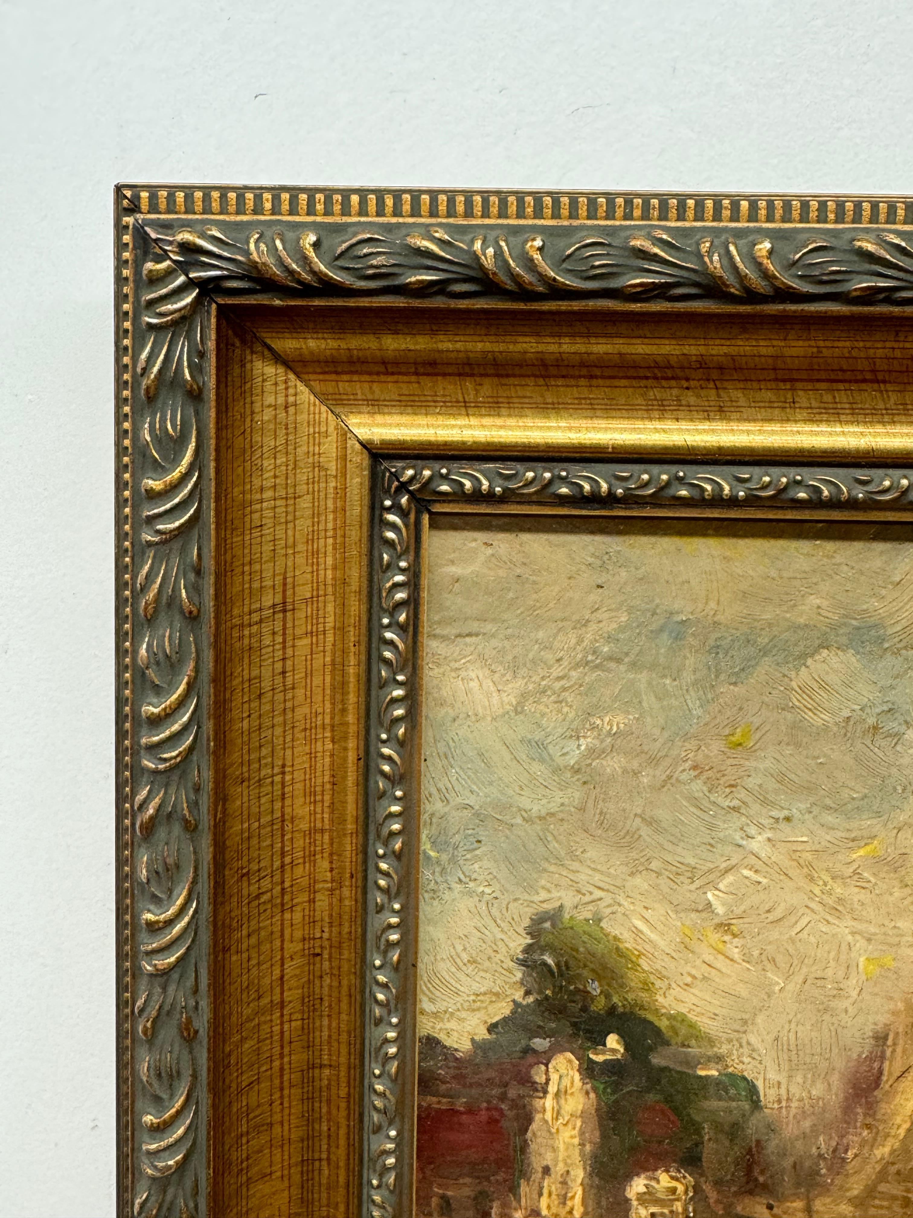 Louis van der Pol (1896-1982) Dutch Harbor Scene by well known listed artist

Oil on wood panel 

8 x 11.75 unframed, 11.75 x 15.25 framed
