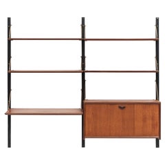 Louis Van Teeffelen 2-Piece modular wall unit for Wébé, Netherlands 1960’s