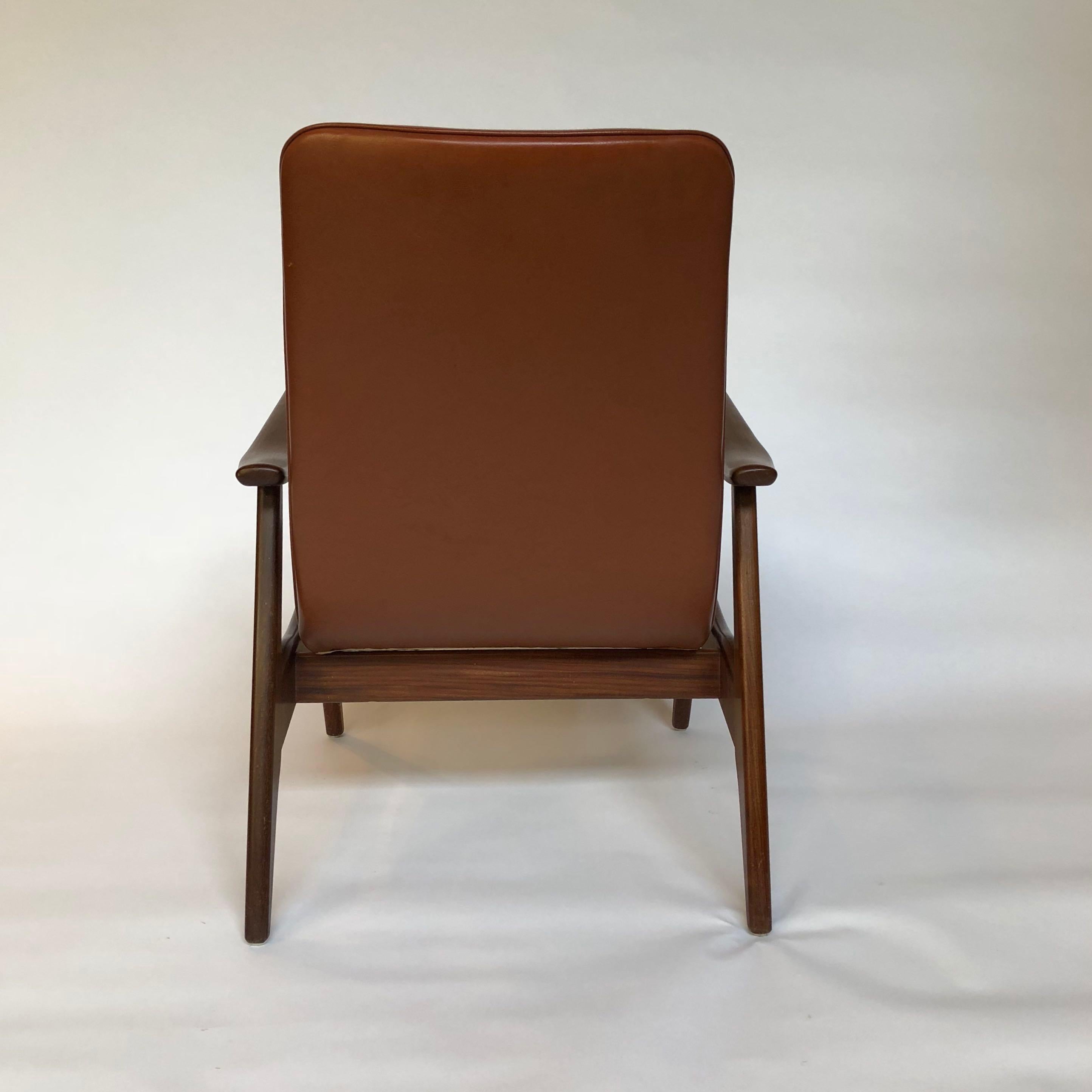 Mid-Century Modern Louis Van Teeffelen 1960s Armchair, Mcm, Webe For Sale