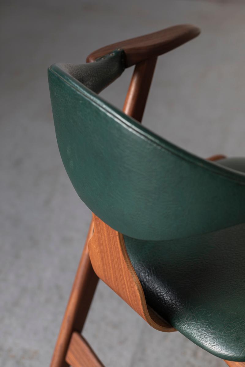 Louis Van Teeffelen for Awa Set of 4 Dining Chairs, Dutch Design, 1950s 4