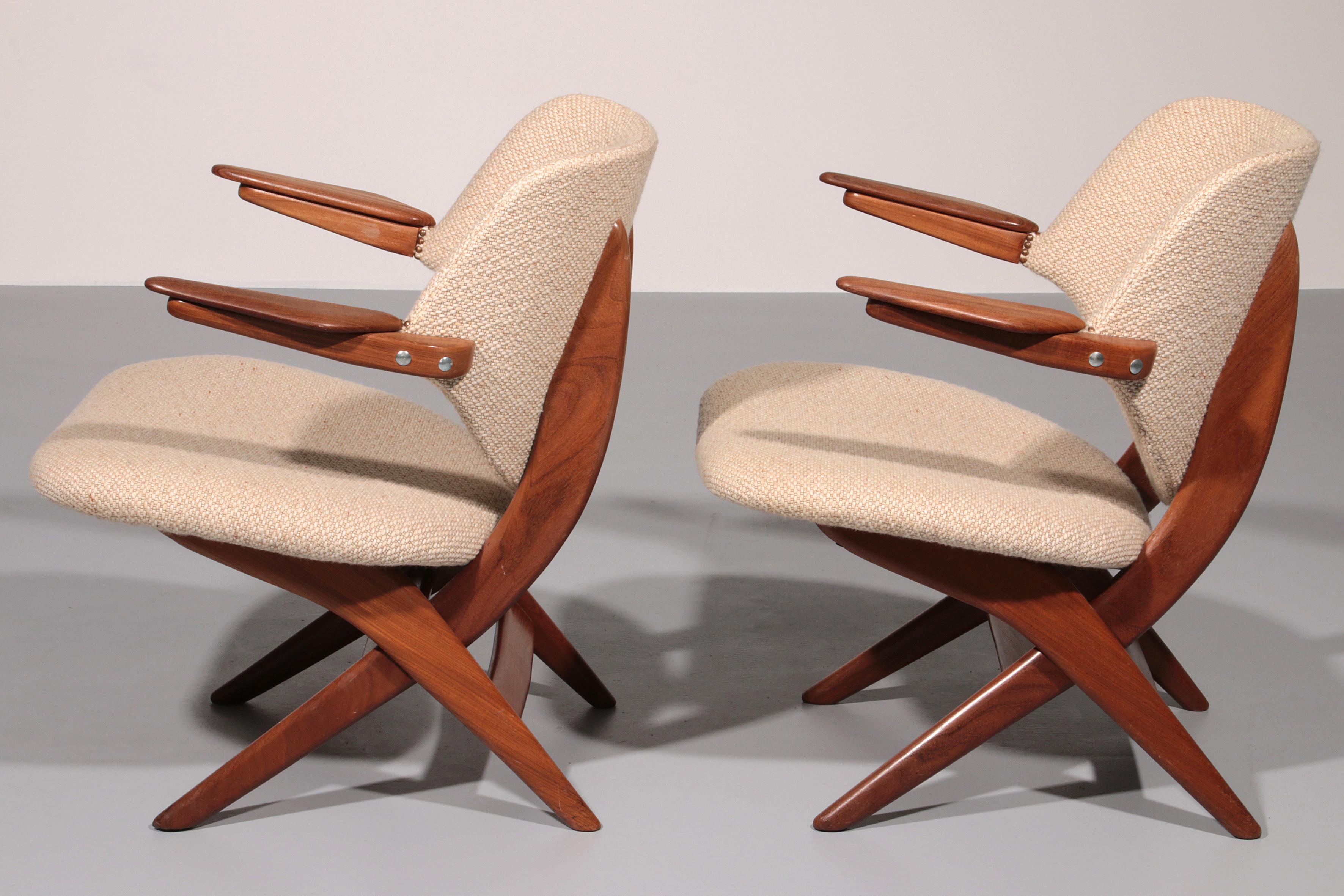 Louis Van Teeffelen for Webe Easy Chairs 