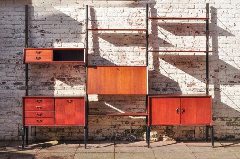 Louis Van Teeffelen for Webe Wall-Unit, Netherlands, 1960 For Sale at  1stDibs