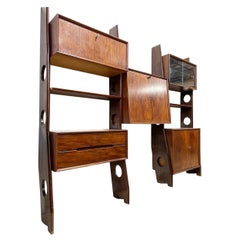 Louis Van Teeffelen for Webe Wall or Shelf Unit Danish Mid-Century Modern
