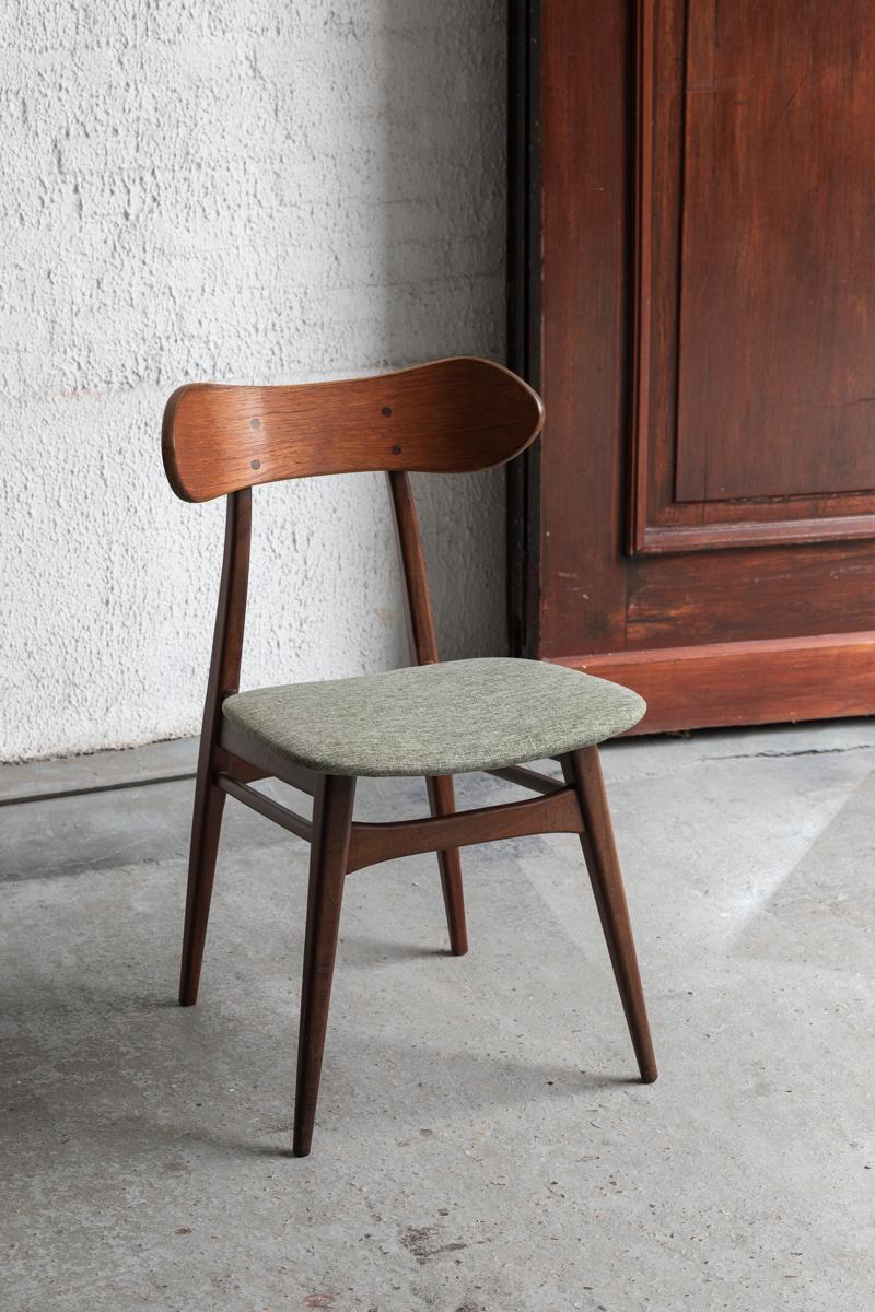Louis van Teeffelen Set of 10 Dining Chairs Kastrup for Wébé, Holland, 1960s 5