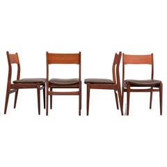 Louis van Teeffelen  Teak dining chairs 1960s