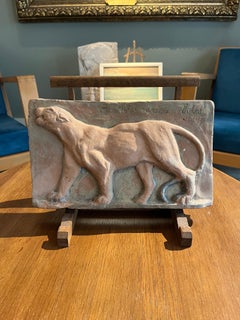 Panther - Sculpture in low Relief