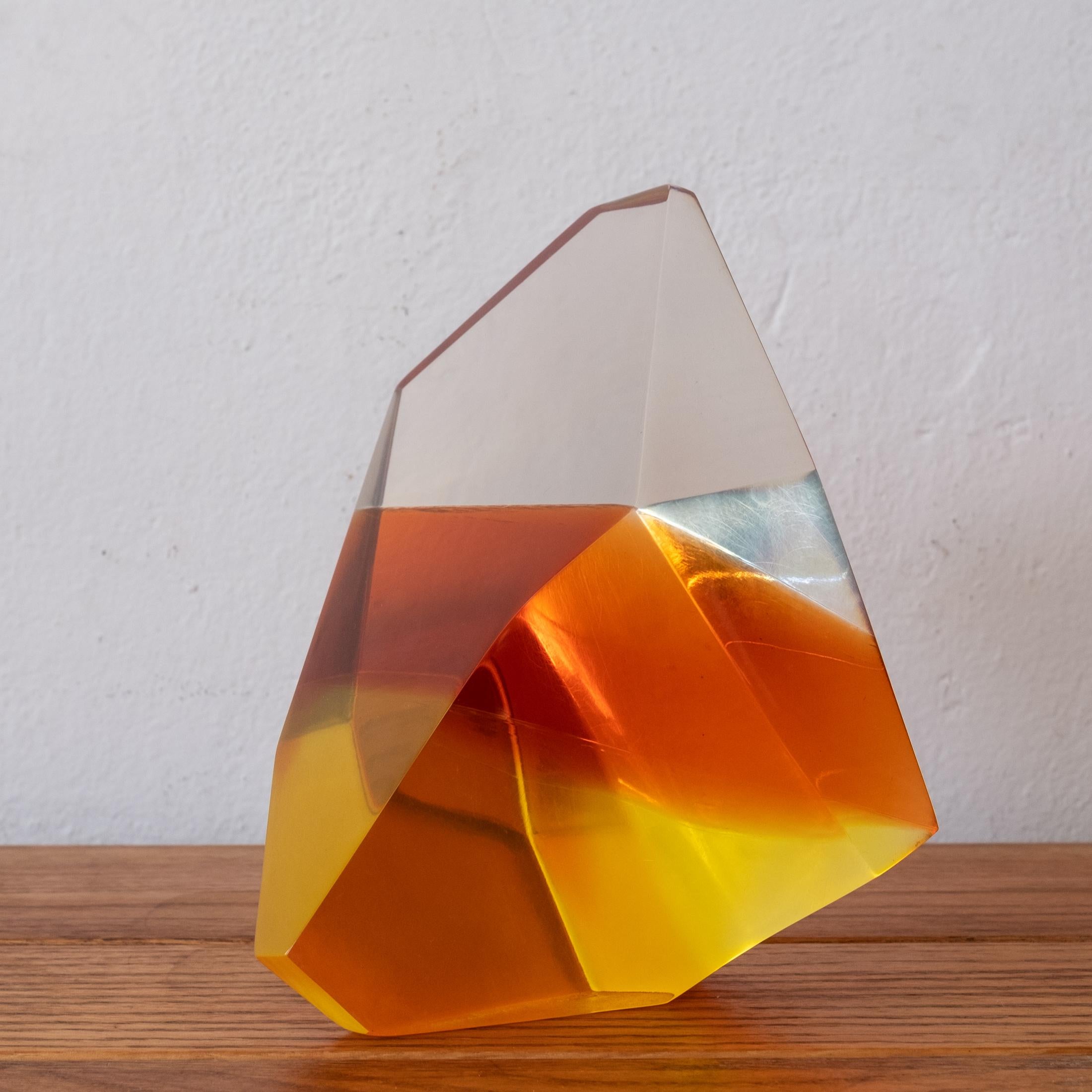 Multicolor resin sculpture by Louis Von Koelnau. Signed and dated, 1980

Louis Von Koelnau studied at the Minneapolis College of Art and Design and the Royal Academy of Art in Stockholm, Sweden, for a two-year graduate program.

From his