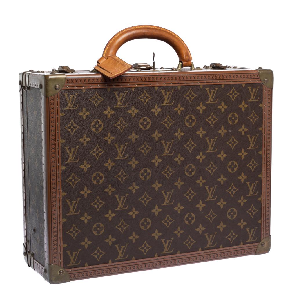 Louis Vuiton Monogram Canvas Cotteville Hardsided Briefcase 40 In Fair Condition In Dubai, Al Qouz 2