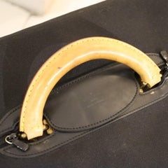 LOUIS VUITTON Paris 1970 Alzer-70 Luggage Trunk LV Pattern With Cover & Service