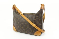 Louis Vuitto Monogram Boulogne 30 Zip Hobo Shoulder bag 8lz425s