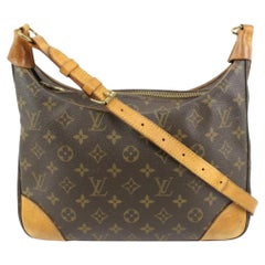 Louis Vuitto Monogram Boulogne 30 Zip Hobo Borsa a tracolla 8lz425s