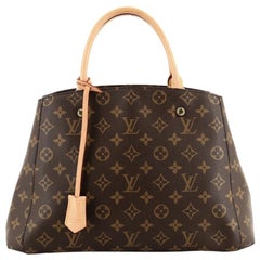 Louis Vuitto Montaigne Handbag Monogram Canvas MM