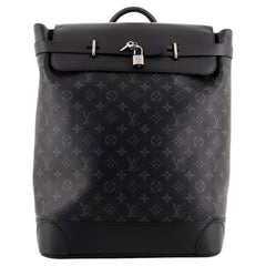 Louis Vuitto Steamer Backpack Monogram Eclipse Canvas