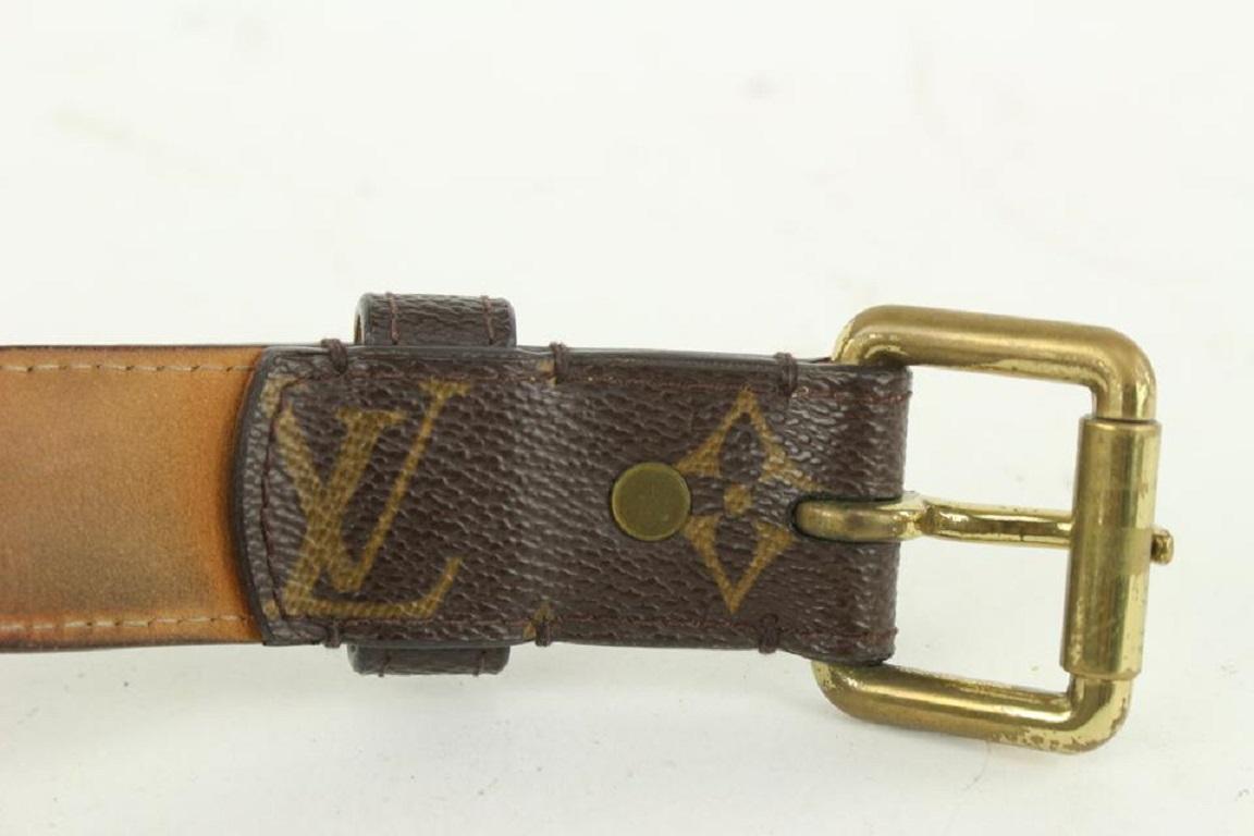 Louis Vuitton 100/40 Monogram Belt 930lv15 6