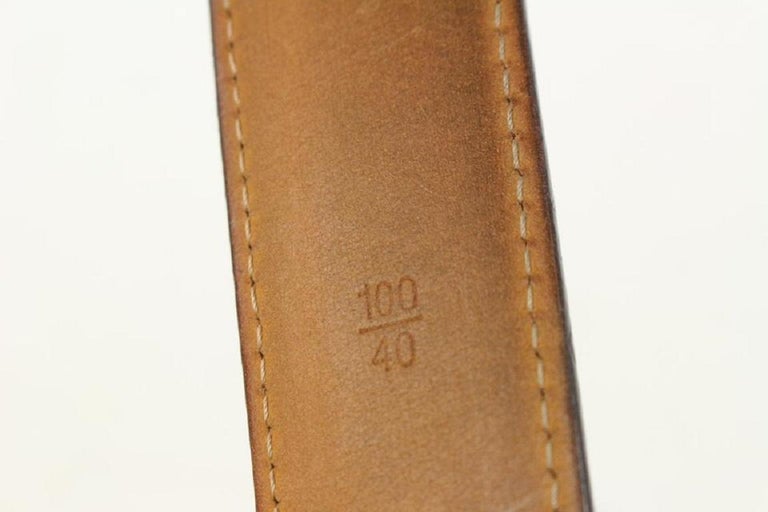 Louis Vuitton 100/40 Monogram Belt 930lv15 at 1stDibs