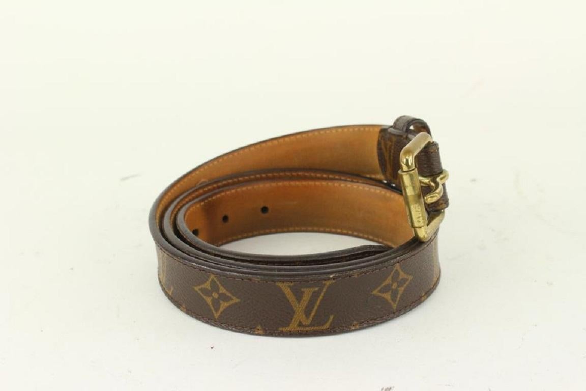 Louis Vuitton 100/40 Monogram Belt 930lv15 1