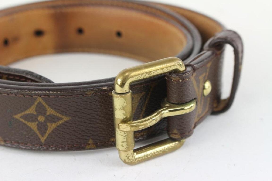 Louis Vuitton 100/40 Monogram Belt 930lv15 2