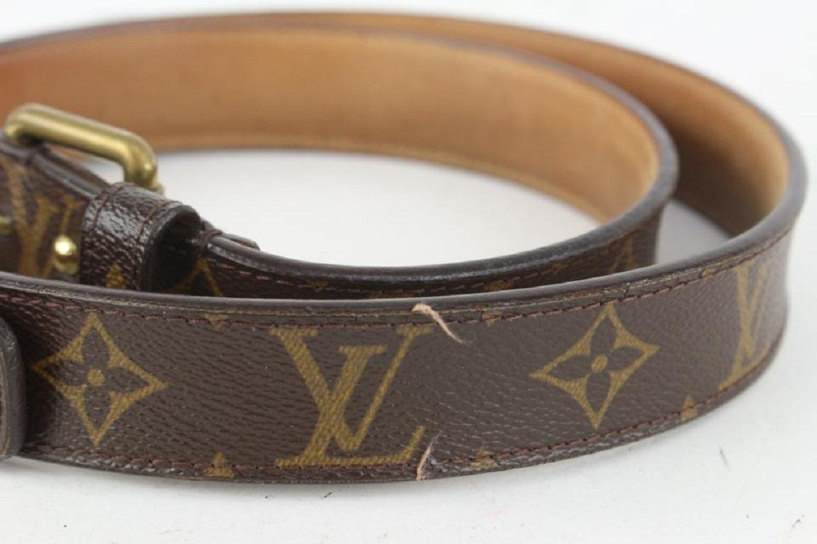 Louis Vuitton 100/40 Monogram Belt 930lv15 3