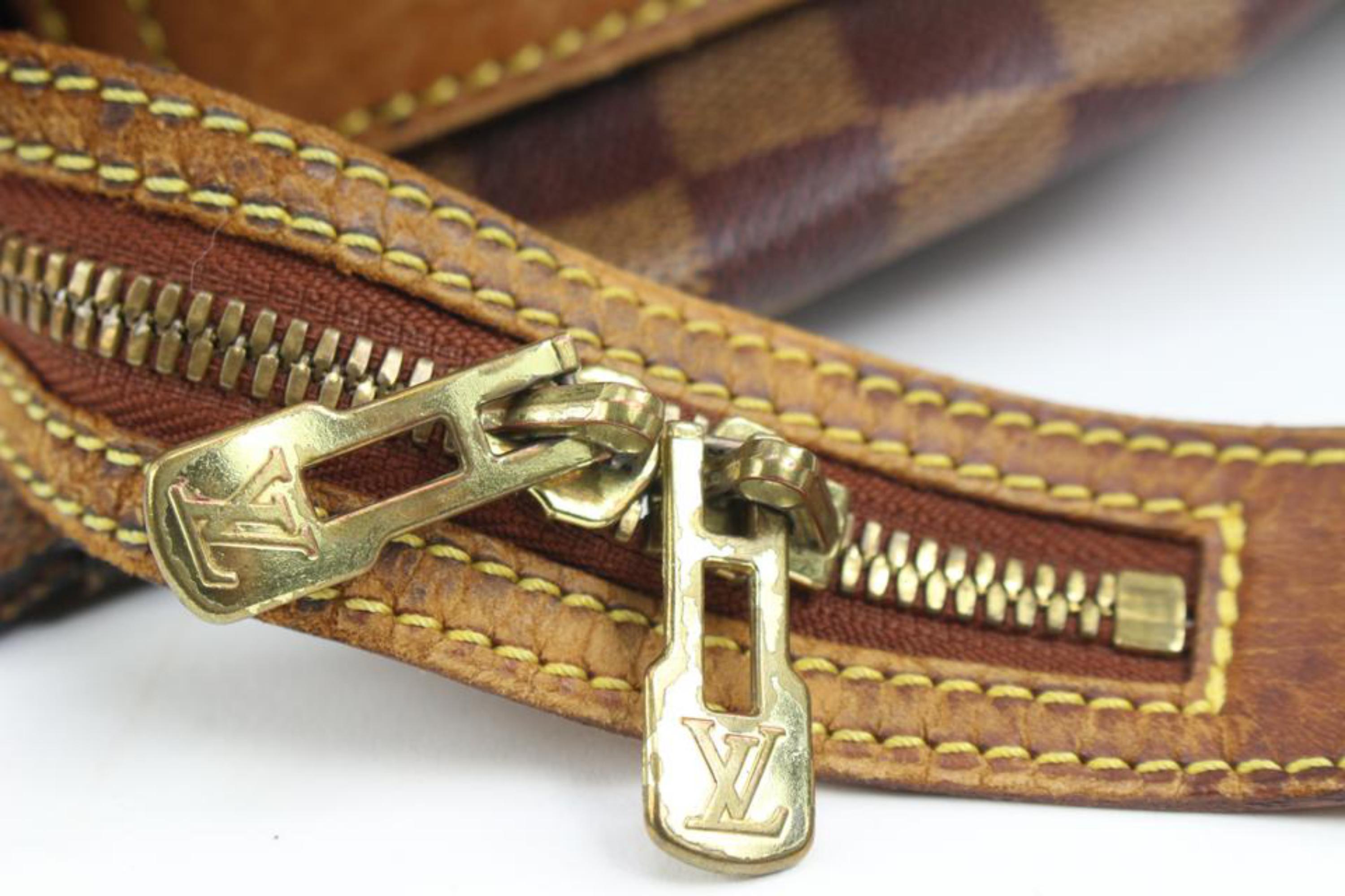 Louis Vuitton 100th Anniversary Centenaire Damier Ebene Columbine Zip Tote 57lv2 For Sale 4