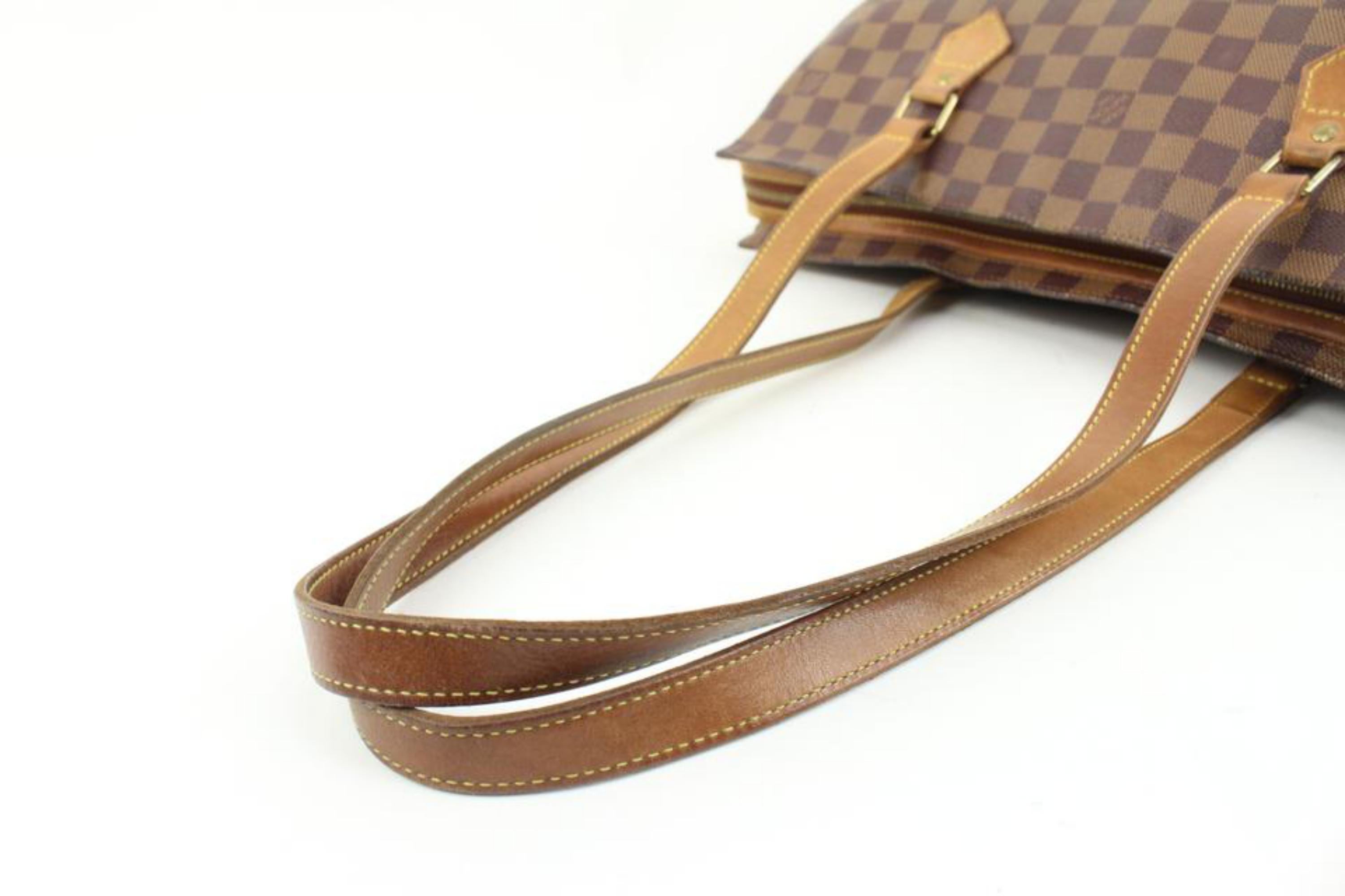 Louis Vuitton 100th Anniversary  Damier Ebene Columbine Zip Shoulder Bag 56lv224 For Sale 1