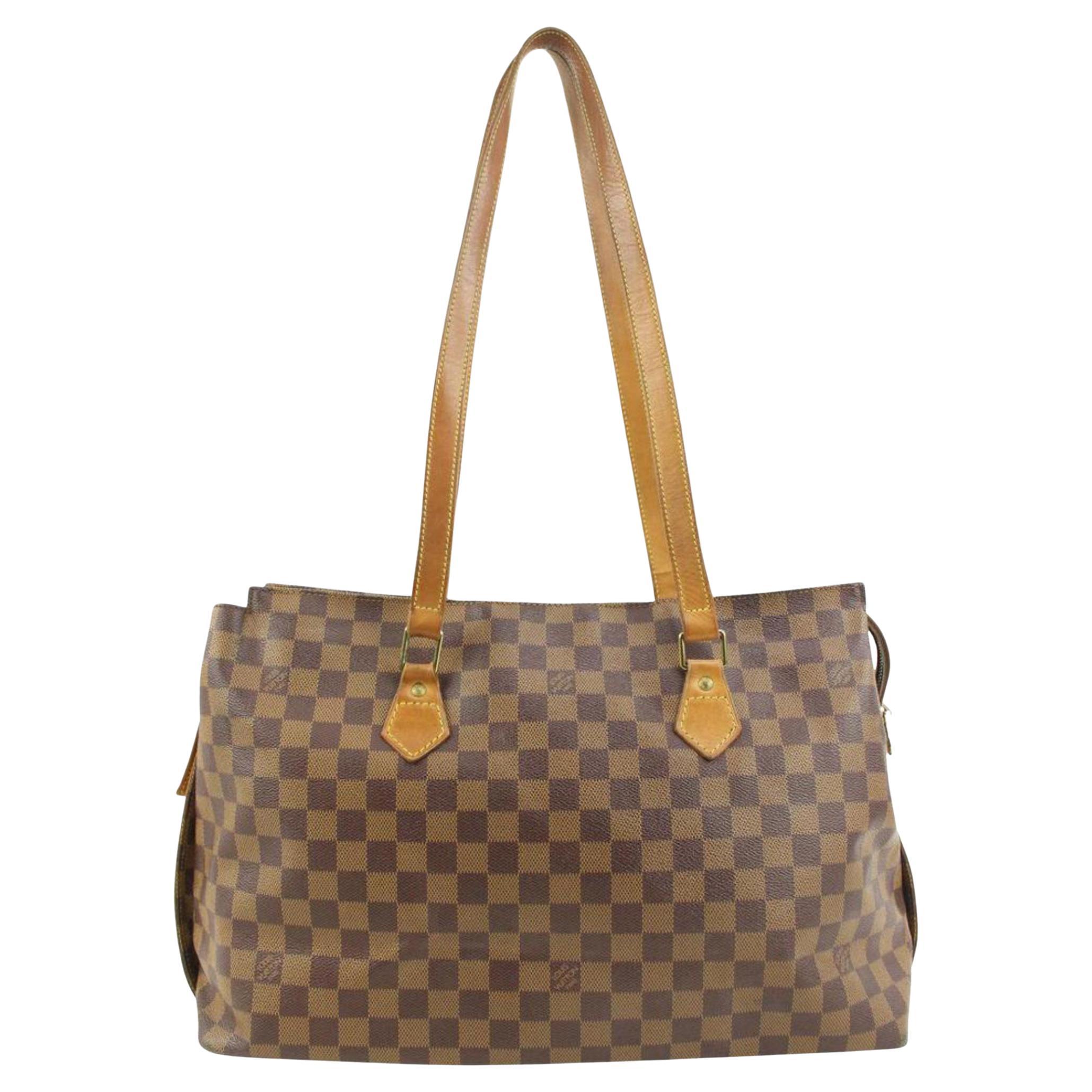 Louis Vuitton 100th Anniversary  Damier Ebene Columbine Zip Shoulder Bag 56lv224 For Sale