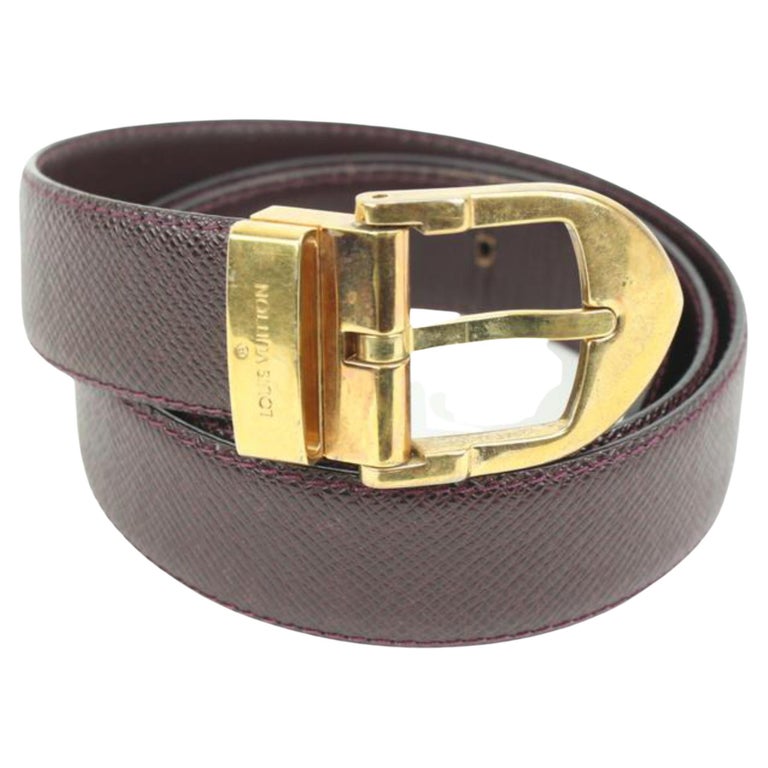 LV Ladies' Belt EPI Leather Used Excellent - Ruby Lane